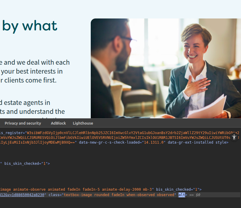Screenshot of Drummond Miller's website
